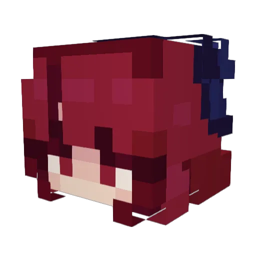 HolyBagel326 Minecraft avatar head, 3D render