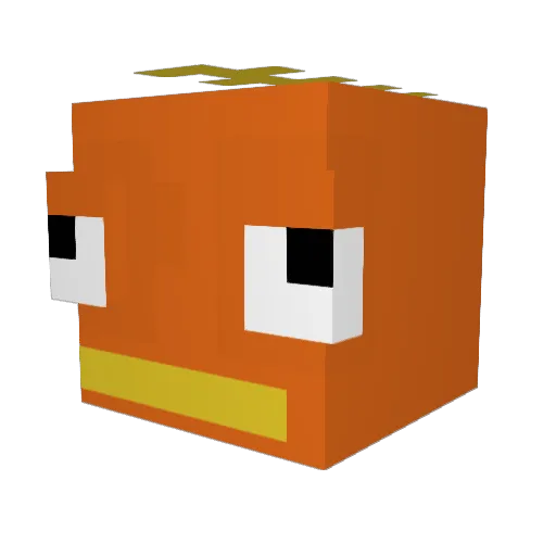 HolyBrahmin Minecraft avatar head, 3D render
