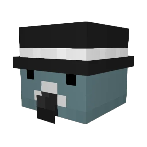 HolyCannolii Minecraft avatar head, 3D render
