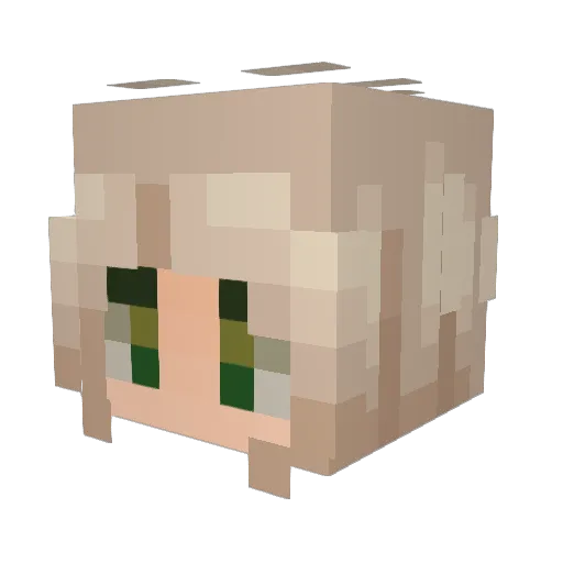 HolyDevil21 Minecraft avatar head, 3D render