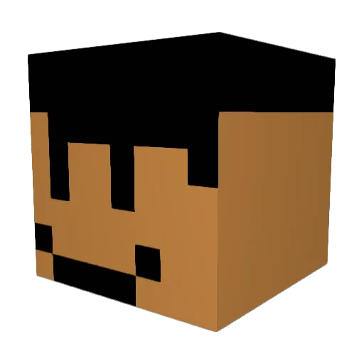 HolyDimas Minecraft avatar head, 3D render