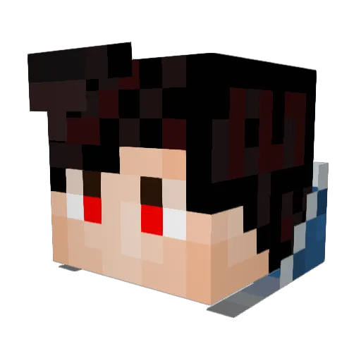 HolyErin Minecraft avatar head, 3D render
