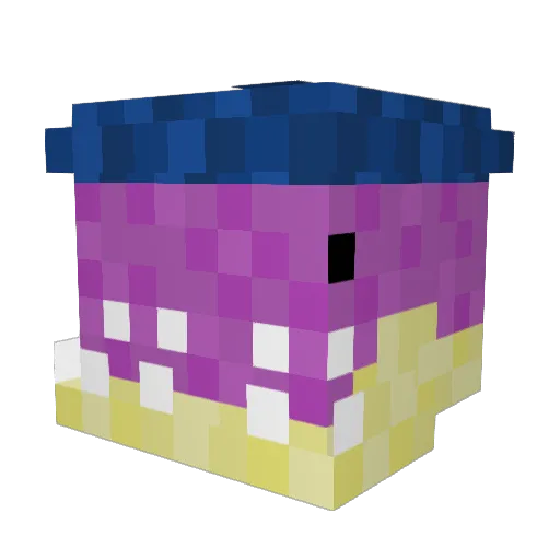 HolyMaiden2995 Minecraft avatar head, 3D render