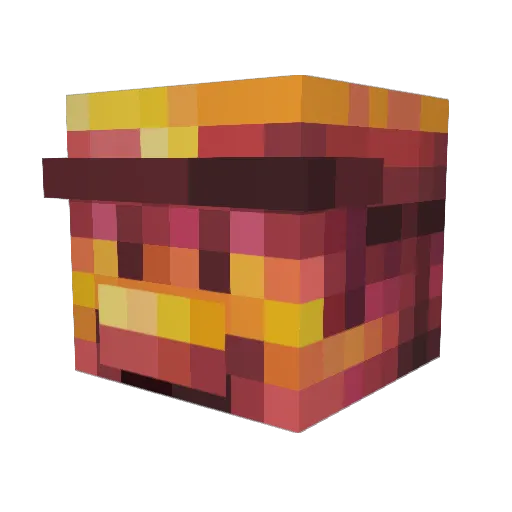 HolyMuscle3 Minecraft avatar head, 3D render