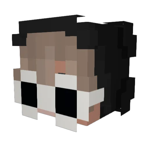 HolyRank Minecraft avatar head, 3D render