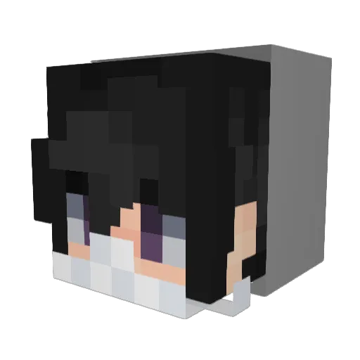 HolySpacegoo Minecraft avatar head, 3D render