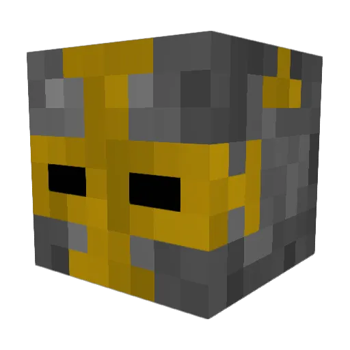 HolyWhiteBoy Minecraft avatar head, 3D render