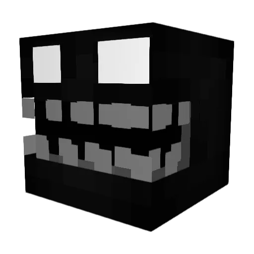 Holy_Eyes Minecraft avatar head, 3D render