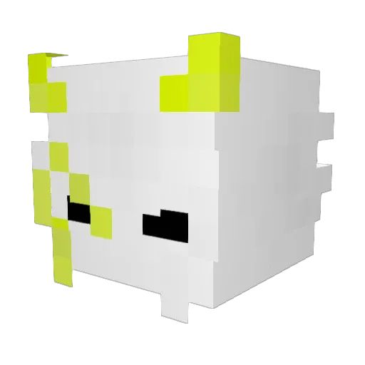 Holy_NYA Minecraft avatar head, 3D render