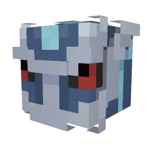 Holypippip Minecraft avatar head, 3D render