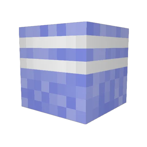 Holywater666 Minecraft avatar head, 3D render