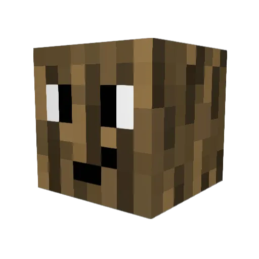 Holz_LP Minecraft avatar head, 3D render