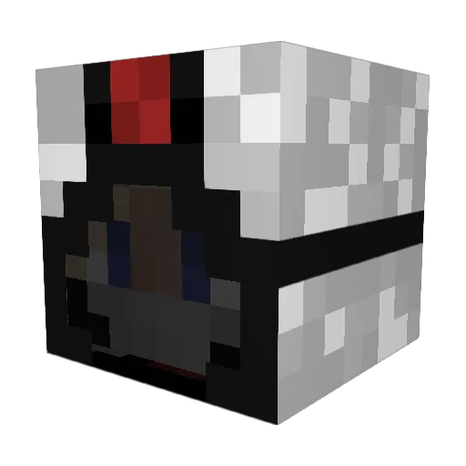 Holzkale Minecraft avatar head, 3D render