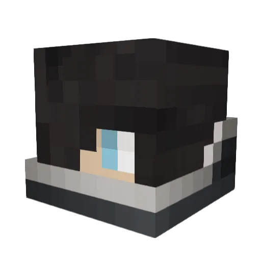 HolzkopfTim Minecraft avatar head, 3D render