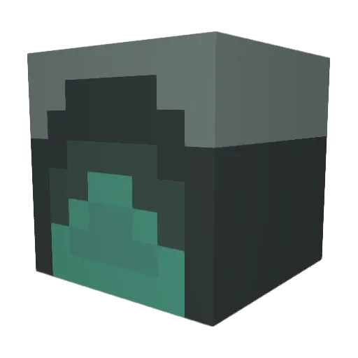 Holzweissig Minecraft avatar head, 3D render