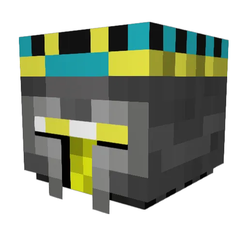 Hombre_Lobo Minecraft avatar head, 3D render
