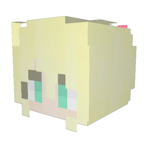 Home_Simpson Minecraft avatar head, 3D render