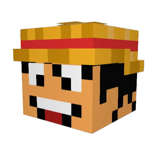 Homeboyz Minecraft avatar head, 3D render