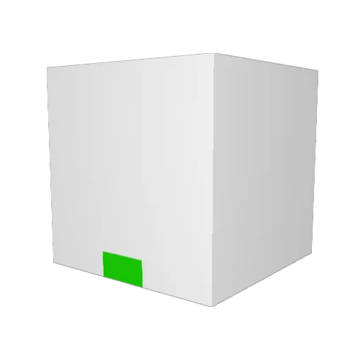 HomelessCow2 Minecraft avatar head, 3D render