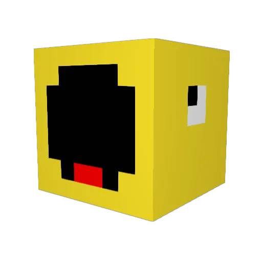 HomelessHobo08 Minecraft avatar head, 3D render