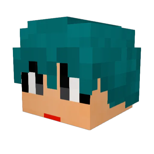 Homer1101 Minecraft avatar head, 3D render