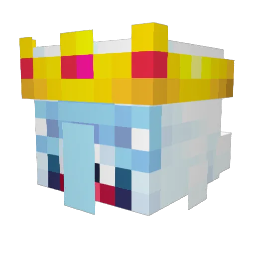 HomerBuildIt Minecraft avatar head, 3D render