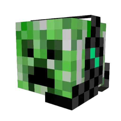 HomerCraft101 Minecraft avatar head, 3D render