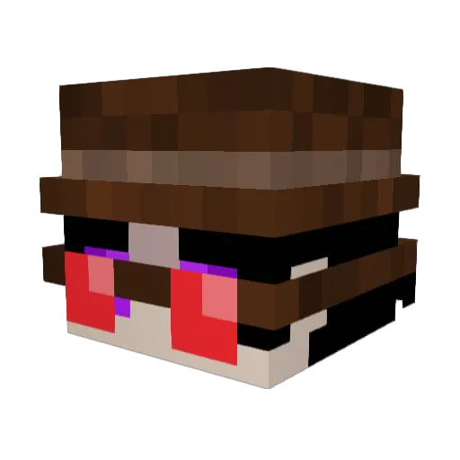 HometownG Minecraft avatar head, 3D render