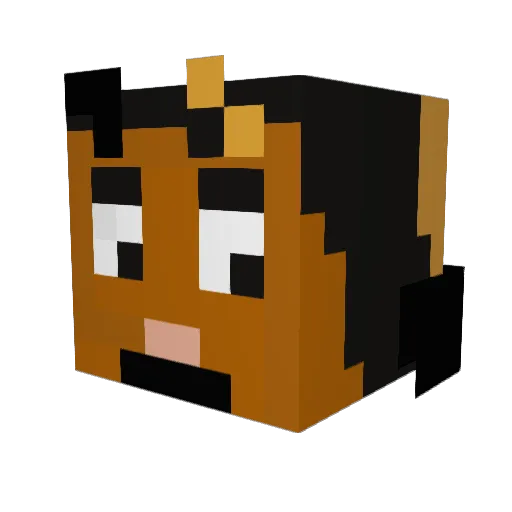 Homeyg7 Minecraft avatar head, 3D render