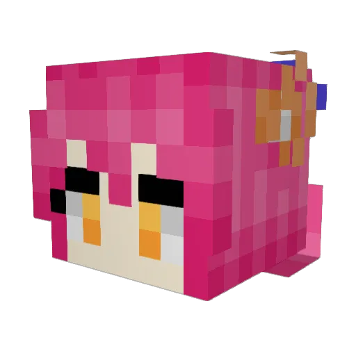 Homi_Invisivi Minecraft avatar head, 3D render