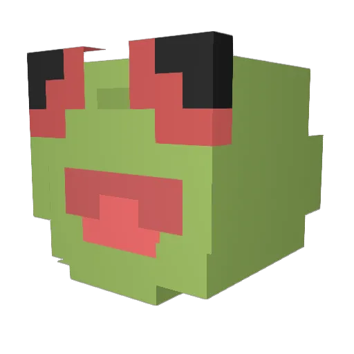 Homicidio Minecraft avatar head, 3D render