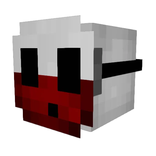 HomieReturns Minecraft avatar head, 3D render