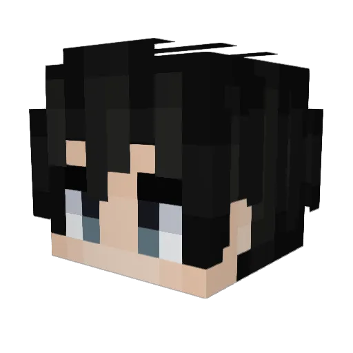 Homme_De_Gout Minecraft avatar head, 3D render