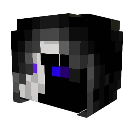 Hommelescraft Minecraft avatar head, 3D render