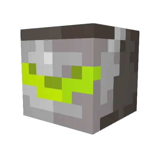 Homoseshual Minecraft avatar head, 3D render
