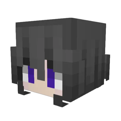 Homyak_Gamer Minecraft avatar head, 3D render