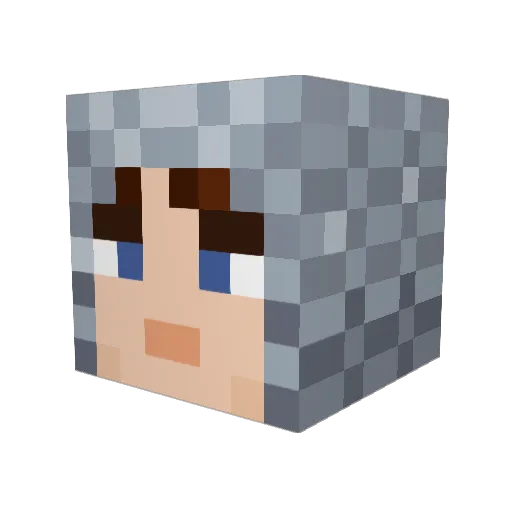 Honaker_98 Minecraft avatar head, 3D render