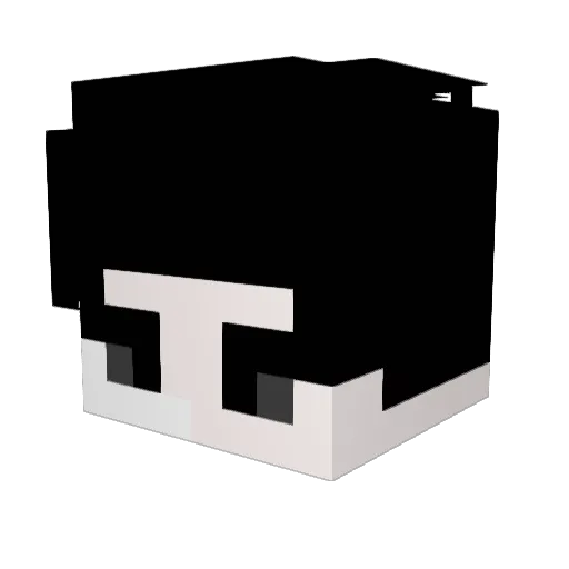 HonchoPoncho Minecraft avatar head, 3D render