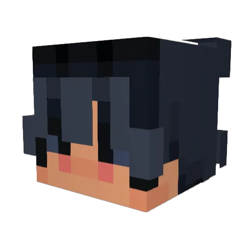 Honda_434 Minecraft avatar head, 3D render