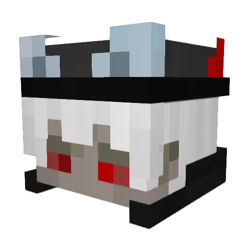 HondyMAN Minecraft avatar head, 3D render