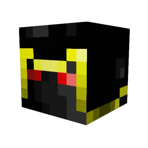 HoneHoneRock Minecraft avatar head, 3D render