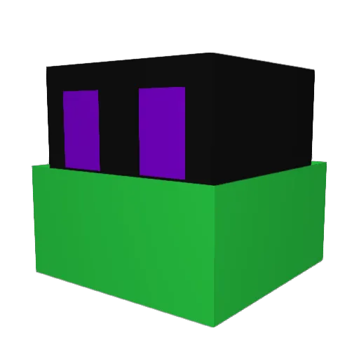 Honest_Signal Minecraft avatar head, 3D render