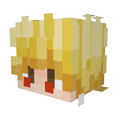 Honestchill37 Minecraft avatar head, 3D render