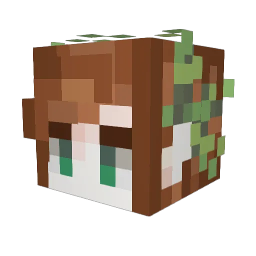 HoneyBeeFairy Minecraft avatar head, 3D render