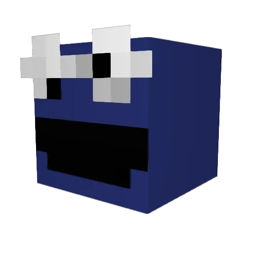 HoneyChickenFan Minecraft avatar head, 3D render