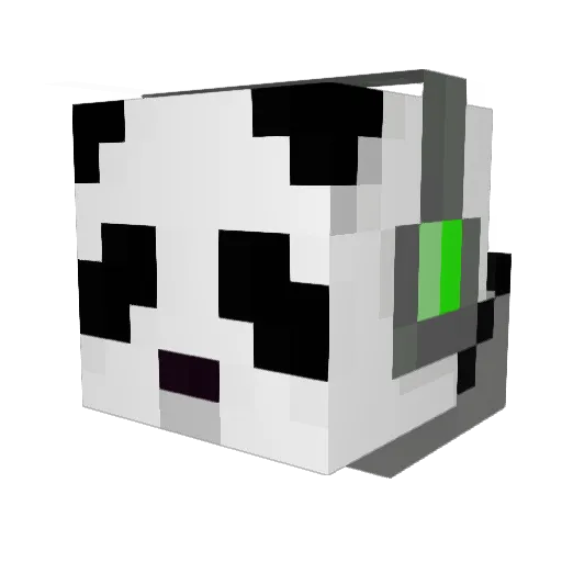 HoneyDewIrish Minecraft avatar head, 3D render