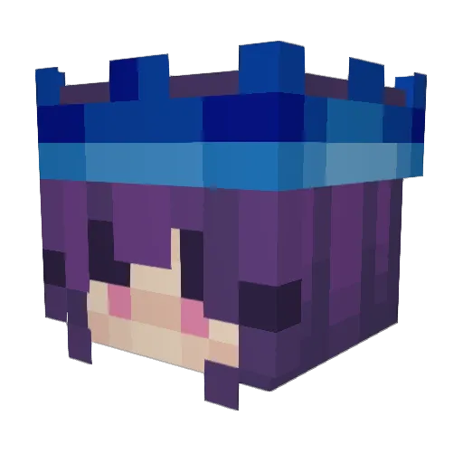 HoneyKim95 Minecraft avatar head, 3D render