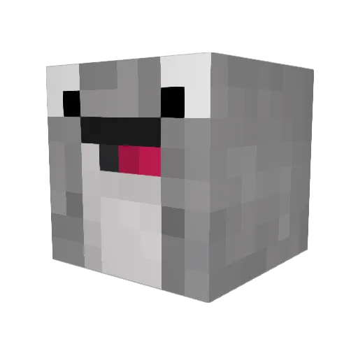 HoneyMoist Minecraft avatar head, 3D render