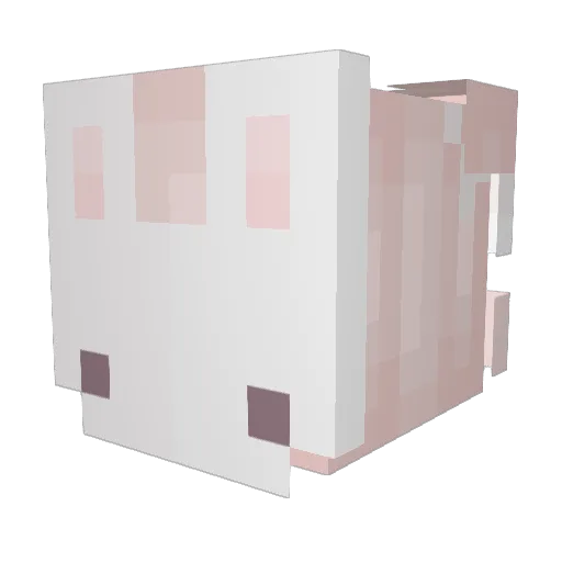 HoneyNerd Minecraft avatar head, 3D render