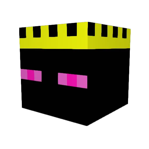 HoneyPeanuts Minecraft avatar head, 3D render